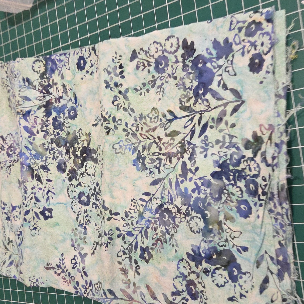 Colorful Batik Fabric Bundle Various Sizes From 1/2 Yd To Small Piece - Picture 2 of 10